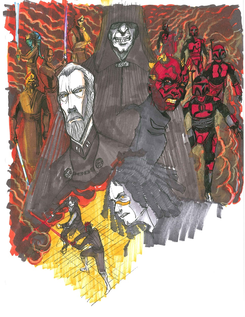 Illustration for article titled Concept Art Sketches for the Clone Wars Stories We Never Saw
